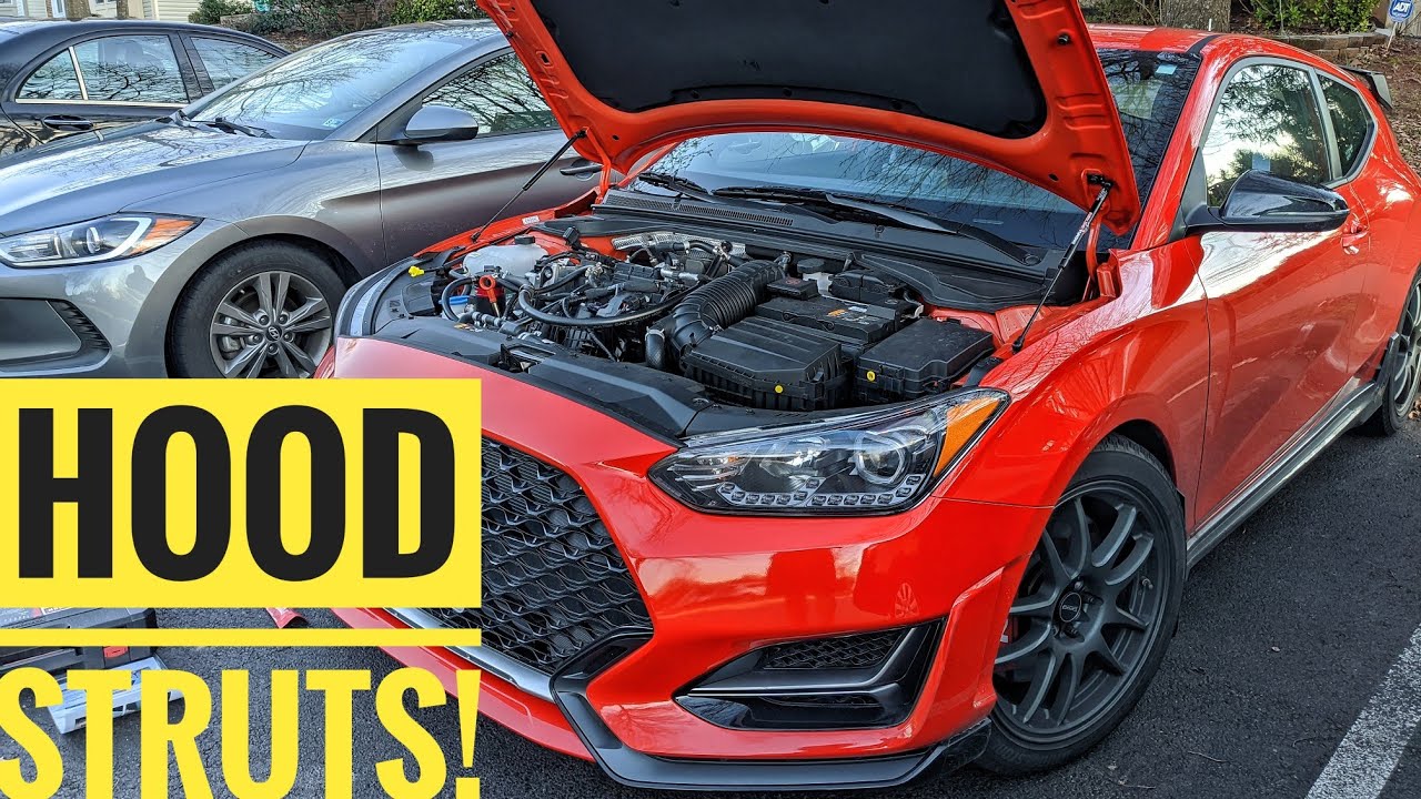 Redline Tuning Hood QuickLIFT Installation (Veloster N)