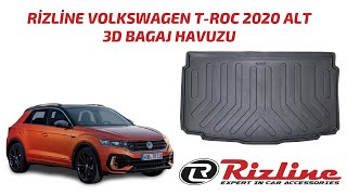 RİZLİNE VOLKSWAGEN T ROC ( ALT ) 3D BAGAJ HAVUZU