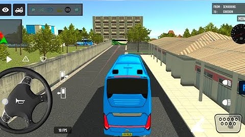 2025 new coach bus simulator 💥 || indonesia bus simulator part-75 #bus #game #simulator #comman  