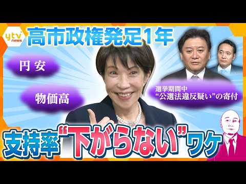[Takahashi's Analysis] One Year of the Takaichi Administration: Approval Ratings Remain High—Are ...