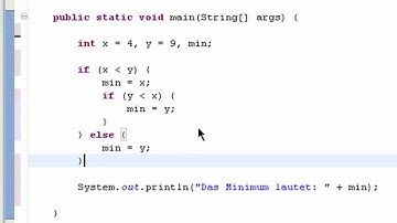 If-Anweisung - (Java 1-023)