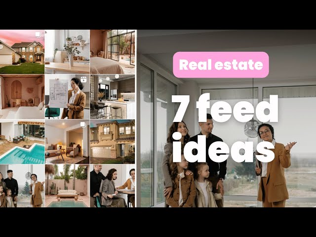 🏠 7 Unique Instagram Feed Ideas for Real Estate or Realtors (+ Post Ideas) class=