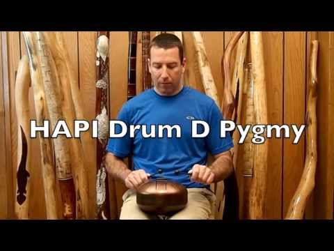 HAPI Drum Mini D Pygmy steel tongue drum demo from Hapi Steel Tongue Drum.com