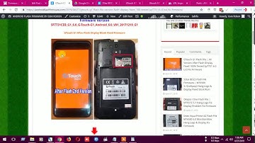 GTouch G1 Flash File | All Version After Flash Display Fixed 100% Tested Sp7731 6.0 Lcd Fix Firmware