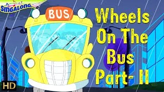 The Wheels on the Bus Part- II (HD) - Nursery Rhymes | Pop Music Style | Popular Kids Songs