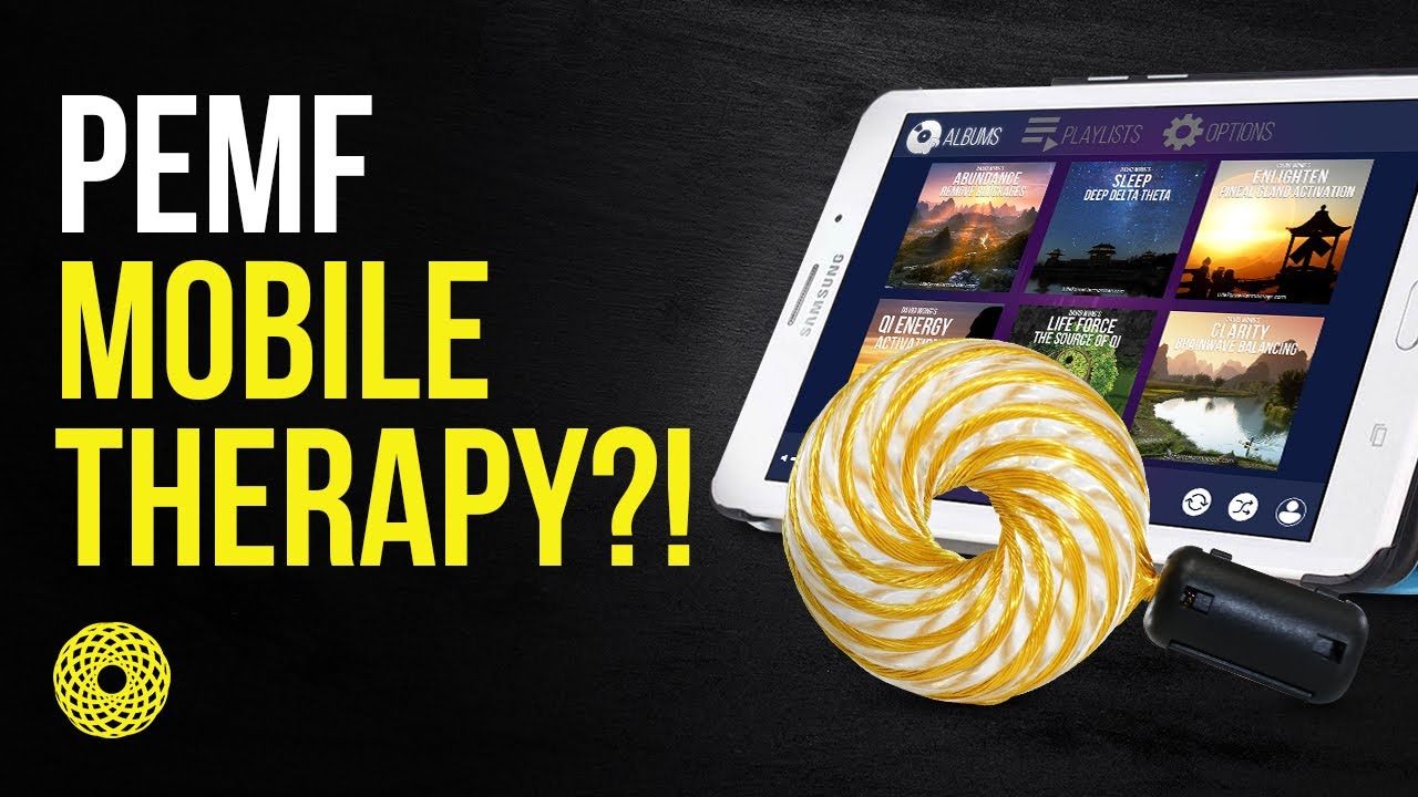 PEMF Therapy That's Mobile! Qi Coil - YouTube