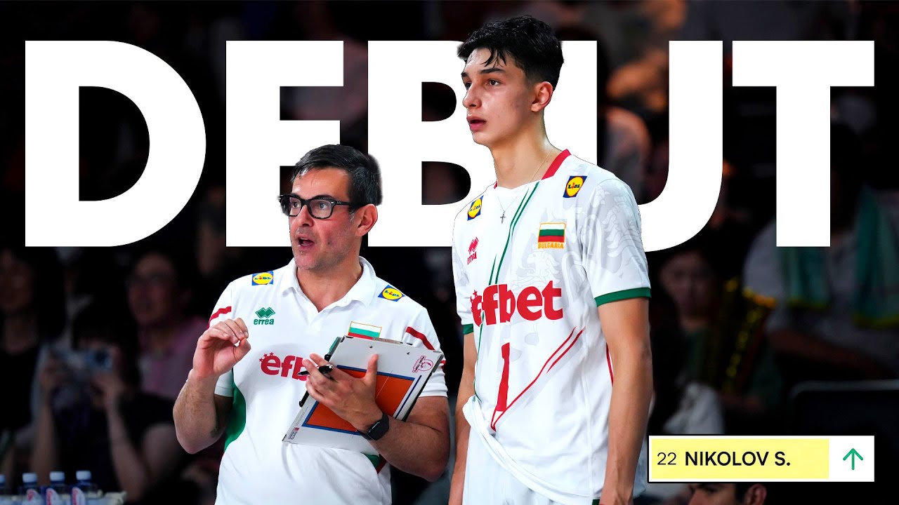 This is Simeon Nikolov’s First Ever Professional Volleyball Match !!!