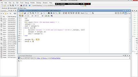 Matlab Lecture 7 Part 3 - for loop, while loop, Plot | Everything For Everyone