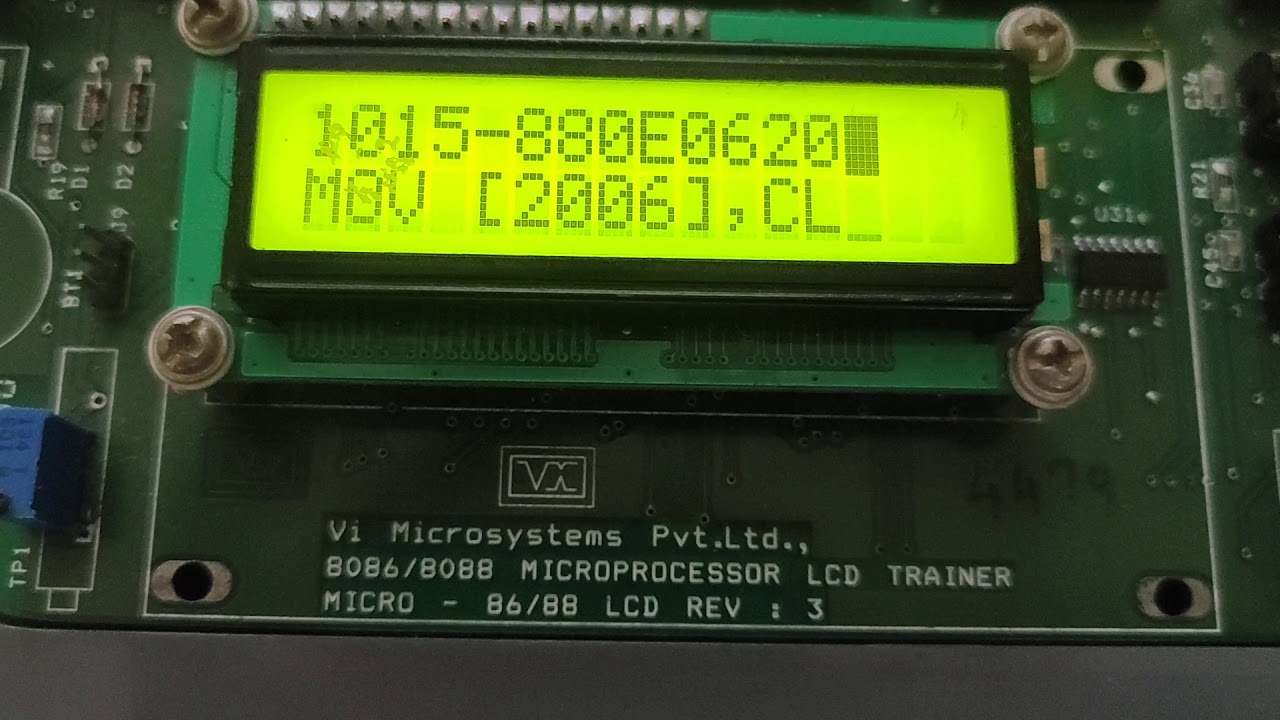 How Can I Take 16-Bit Input In 8086?