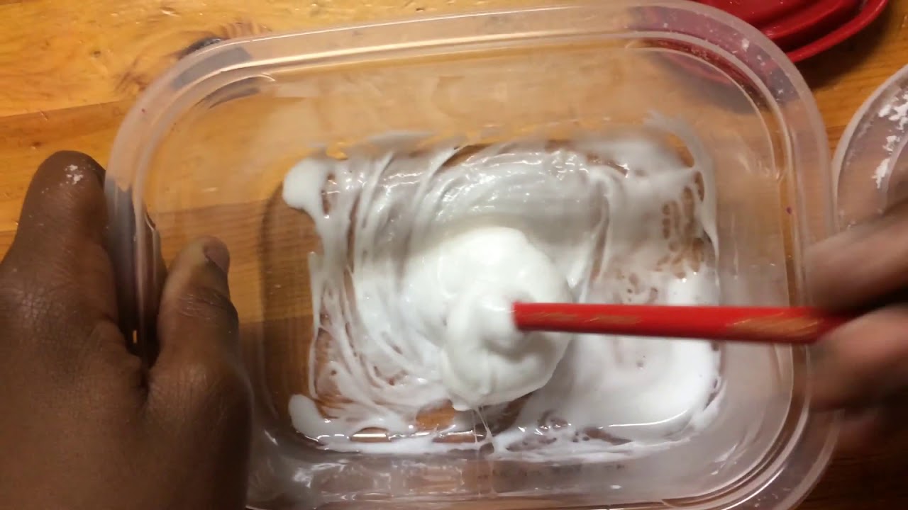 How to make slime with Glue,Baking Soda and Contact solution!!! YouTube