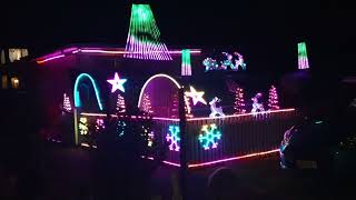 Harrington Street, West Auckland, Christmas Lights.