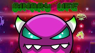 Geometry Dash level 'Binary Life' by cherryteam