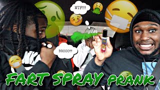 FART SPRAY PRANK ON MY HOOD FRIENDS!!!🤢 (THEY GOT MAD)🤕