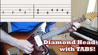 Surf Guitar: Diamond Head Ventures cover [with tabs] chords