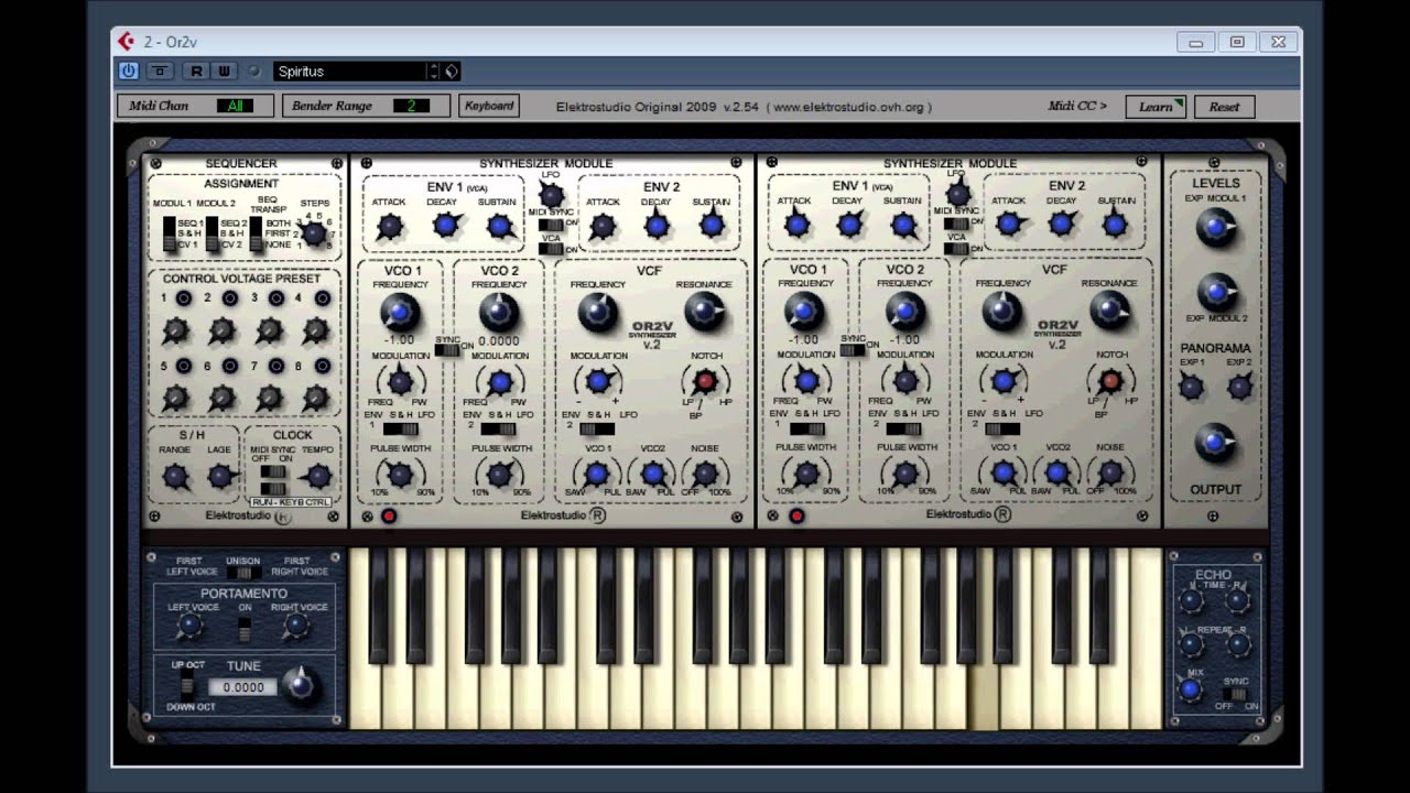 OR2v synthé virtuel gratuit