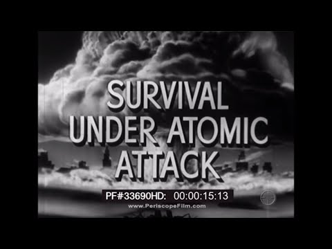 Survival Under Atomic Attack 1951 NUCLEAR BOMB SHELTER FILM 29180 HD