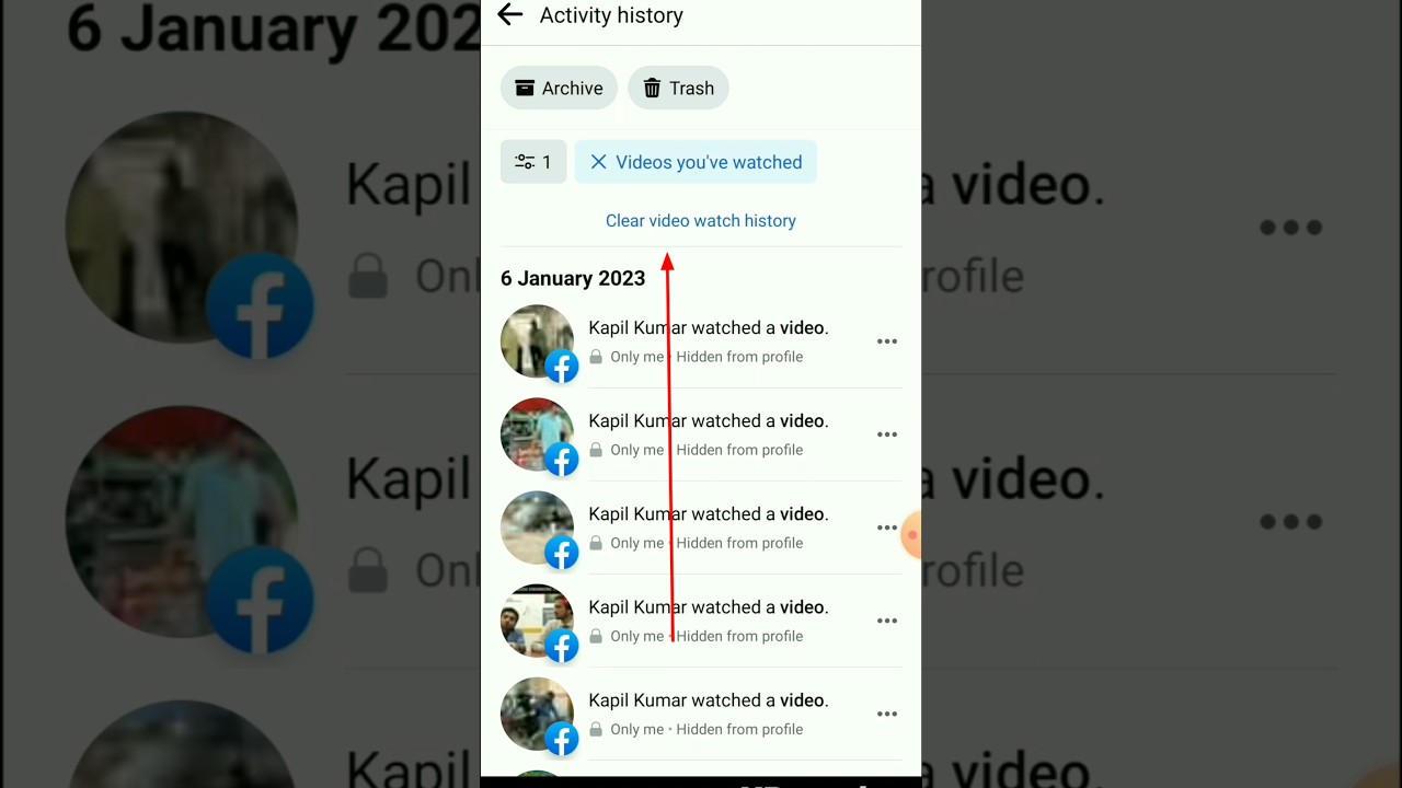 How to delete 2022 facebook watch video history delete 2021 FbKiSearchHistory Delete