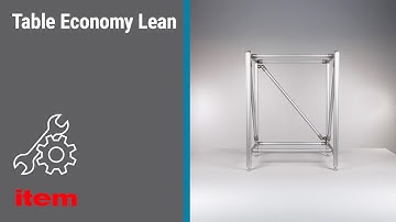 How do I assemble a Table Economy Lean from item? Step-by-step instructions