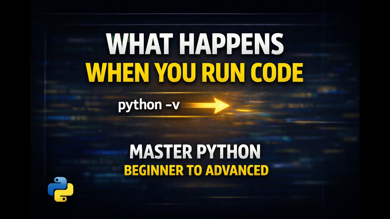 Python -v Explained: See What Runs Before Your Code - YouTube