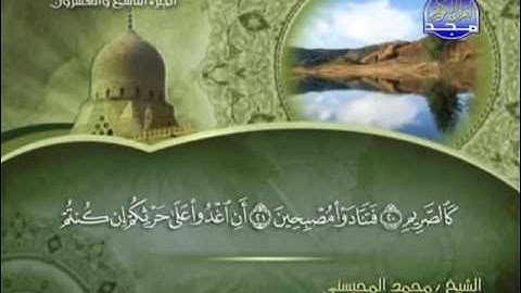 سورة القلم الشيخ محمد المحيسني