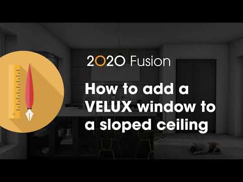 2020 Fusion Tip: How to add a VELUX window to a sloped ceiling