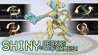 464 - LIVE! Shiny Deoxys in Fire Red after 7896 SRs!!! (+ Forme Showcase)