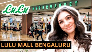 I try Food Shopping at Lulu Mall Bangalore: Indian Supermarket Foreigner in India Reaction