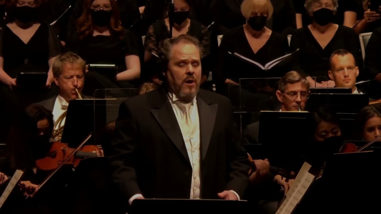 Mark Delavan sings Five Mystical Songs -Ralph Vaughn Williams  CSO   April 28,2022