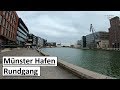 Münster Hafen, Germany Walking POV HD
