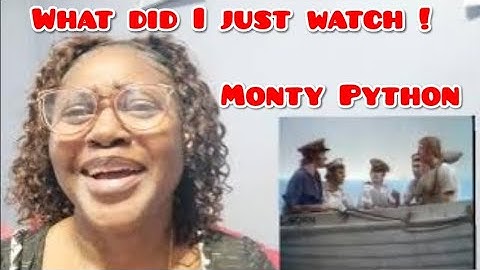 First Time Watching "Monty Python Lifeboat Sketch / REACTION 