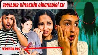 TERK EDİLMİŞ LANETLİ KORKUNÇ EVDE BİR GECE BİZİ İSTEMEDİLER😱😱