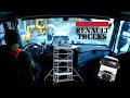 Construction road with Renault T480 | Unloading Scaffolding Material