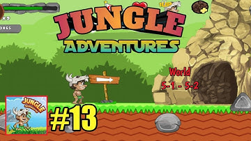 Jungle Adventures Gameplay Walkthrough Part 13 All Worlds 5-1 - 5-2 (Android, iOS) #13
