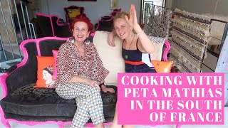 Cooking in the SOUTH OF FRANCE with celebrity chef PETA MATHIAS