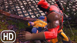 Deadpool Slaps Wolverine Scene