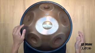 X8 Drums Nova Auxiliary Handpan - 6 Notes, 18 Inch