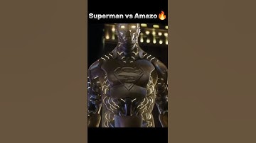 Superhero Clash Flash Arrow🥶😱 Supergirl Superman vs Amazo #shorts