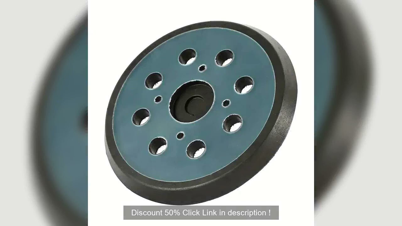 125mm 5 Inch Sander Pad 8-Holes Backing Sanding Disc Pad Hook Loop Sanding Pads for Electric Orbital
