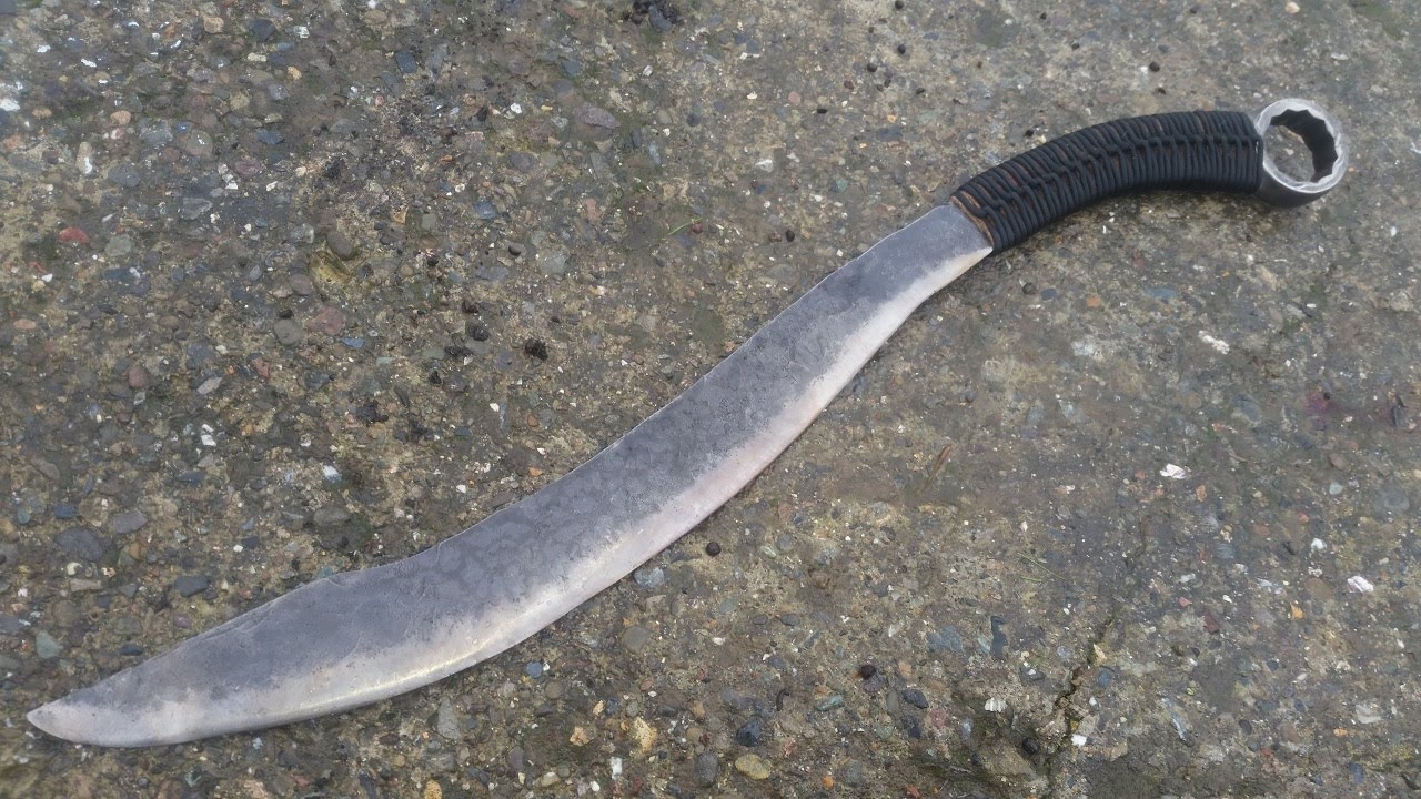 a Short Sword from a Giant Wrench YouTube