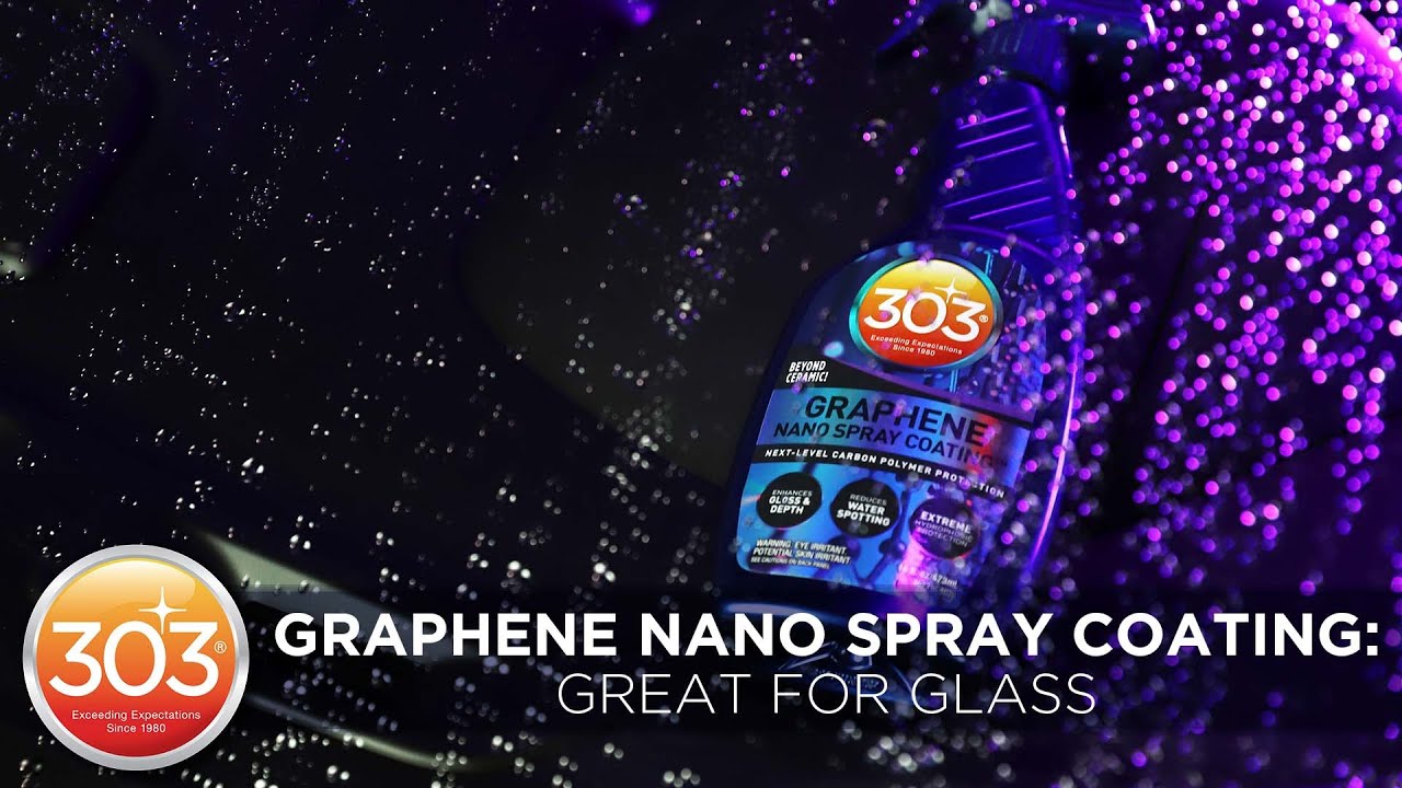 303 Graphene Nano Spray Coating: Great For Glass - YouTube