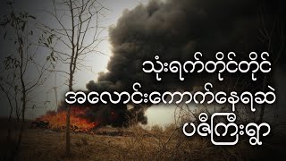 သုံးရက်တိုင်တိုင် အလောင်းကောက်နေရဆဲ ပဇီကြီးရွာ မြေပြင်မြင်ကွင်း