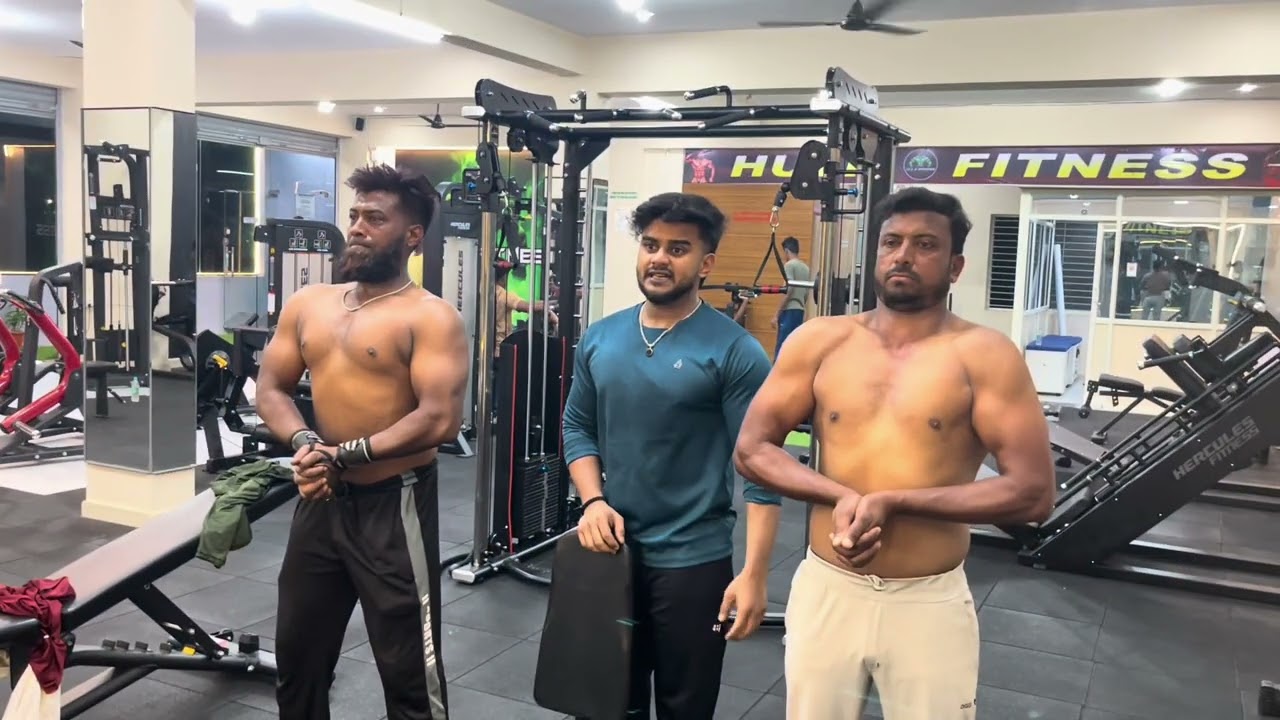 FULL CHEST WORKOUT WITH MR. INDIA FARAZ KHAN 🇮🇳 , HULK FITNESS TIPTUR 💪