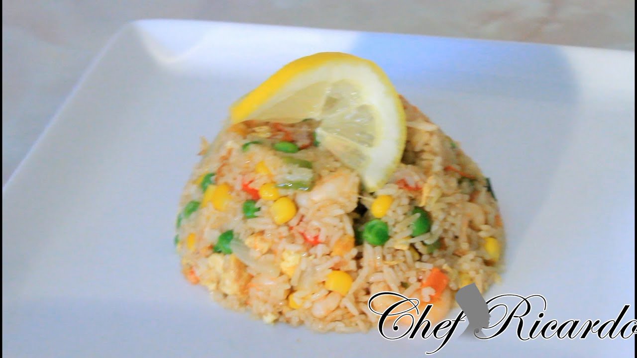 Stir Fry Rice With King Prawn | Recipes By Chef Ricardo - YouTube
