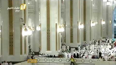 أول إمامة لفضيلة الشيخ د. صلاح باعثمان من المسجد الحرام ( تلاوة متواصلة ) من سورة الاعراف  8/9/1437