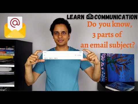 3 parts subject of email | Makes your emails effective