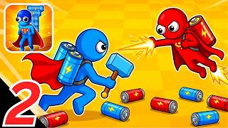 Heroz Race Gameplay Walkthrough Part 2 - Collect Power and Become Heroz (iOS, Android) screenshot 1