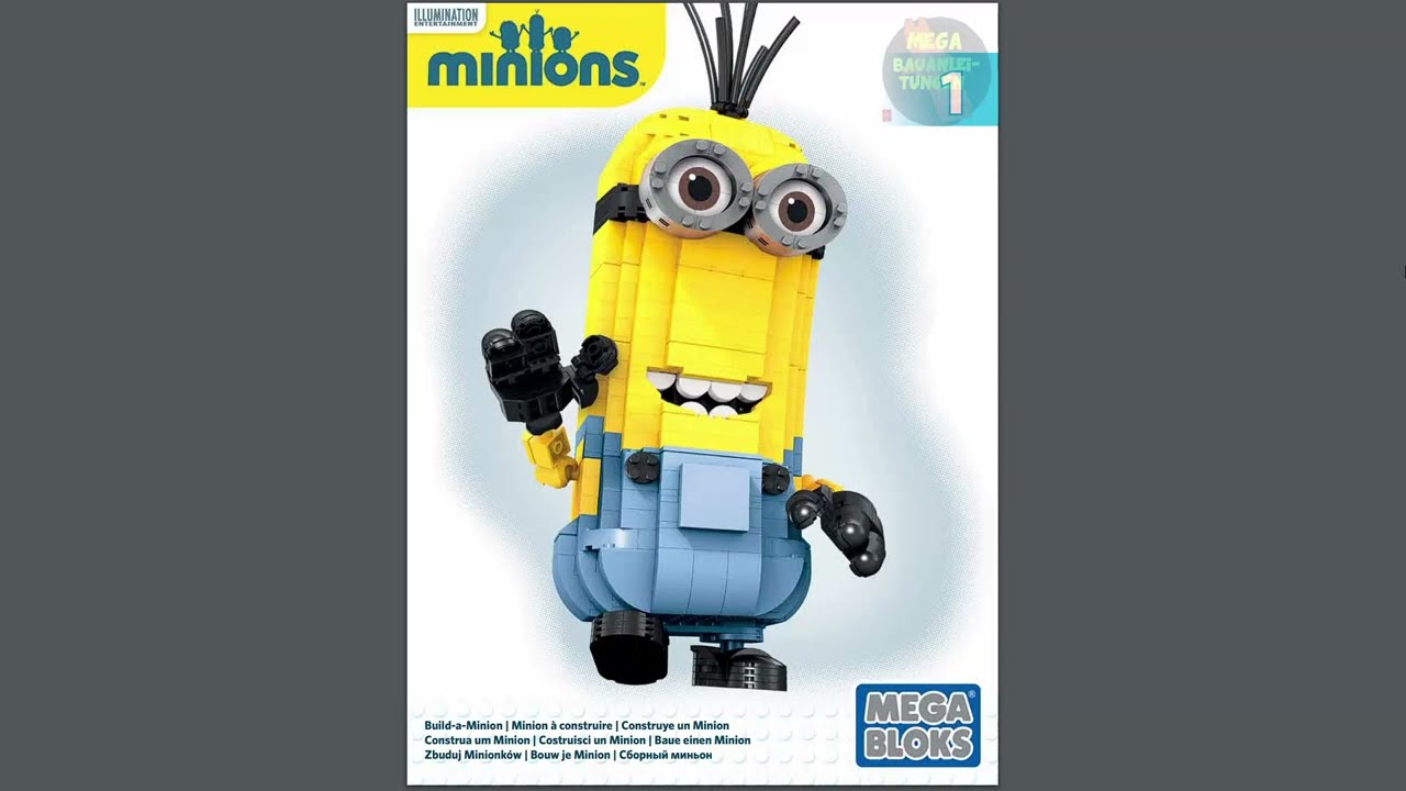 Build A Minion Instructions | Mega Bloks | CNF59 | Anleitung