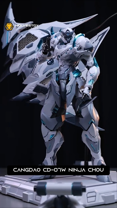 CANGDAO CD-07W WHITE NINJA CHOU 1/72 METAL FRAME ACTION FIGURE #wolvestoy #cangdao #cd07 #ninja