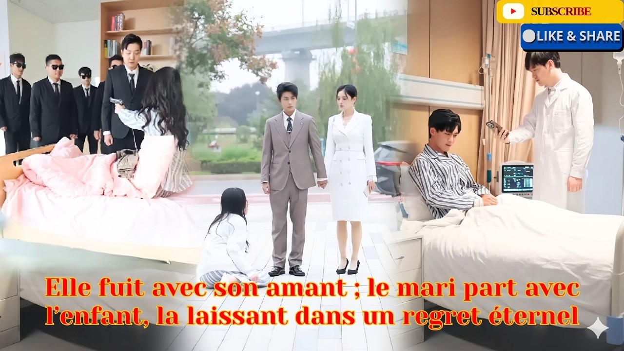 Elle fuit avec son amant ; le mari part avec l’enfant, la laissant dans un regret éternel.