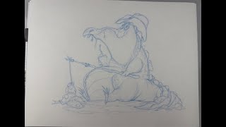 Step 1- Rough Sketch Phil Sketching Crocodile/Alligator